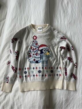 Toddler bluey Christmas sweater